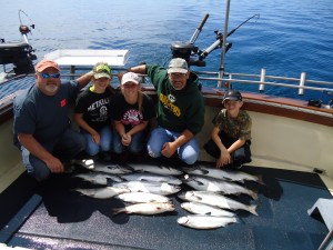 charter fishing kewaunee